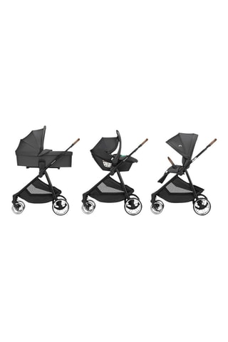 Poussette 3-en-1 Luvia Trivio - Dès la naissance - Jusqu'à 22 kg - Gris
