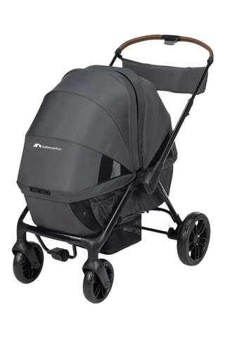 Poussette évolutif pour 2 enfants - Dès la naissance - Jusqu'à 36 kg - Noir