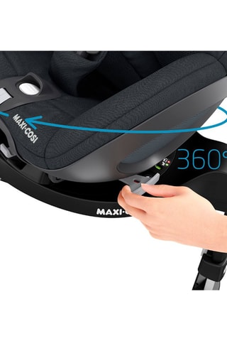 Basis Autostoeltje FamilyFix 360 - Vanaf de geboorte - 40 tot 105 cm - Zwart
