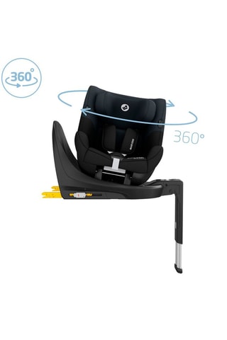 Siège-auto Mica 360 S Tonal - De 3 mois à 4 ans - De 61 à 105 cm - Noir
