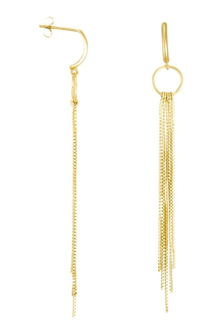 Pendientes Cascade - Oro amarillo