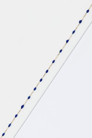 Pulsera Email Or Bleu  - 
Oro amarillo