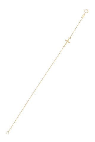 Pulsera Croix confiance - Oro amarillo