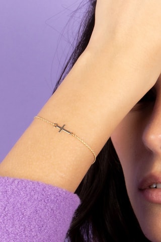 Pulsera Croix confiance - Oro amarillo