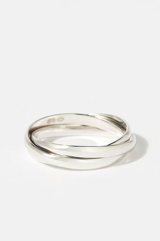 Anillo Saturna - Oro blanco