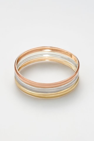 Anillo tricolor Maryam  -  Oro amarillo, oro rosa, oro blanco