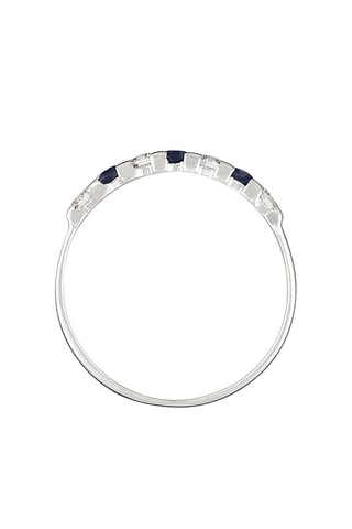 Anillo Saphir Sacré - Oro blanco y zafiros