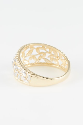 Anillo Kingswood - 
Oro amarillo y blanco