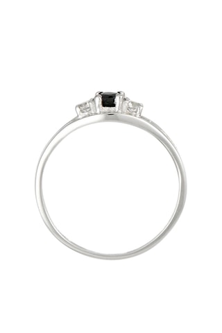 Anillo Saphir - Oro blanco y zafiro