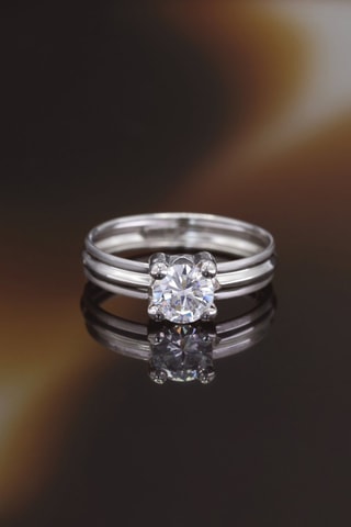 Anillo Brody - Oro blanco