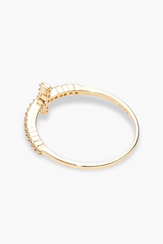Anillo Croix vérité - 
Oro amarillo