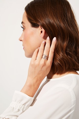 Anillo Ma racine - Oro blanco