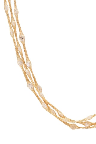 Collar - Oro amarillo y circonitas