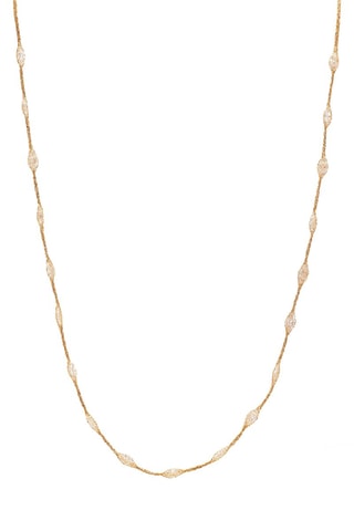 Collar - Oro amarillo y circonitas
