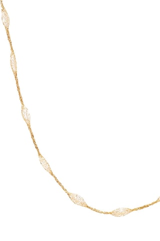 Collar - Oro amarillo y circonitas