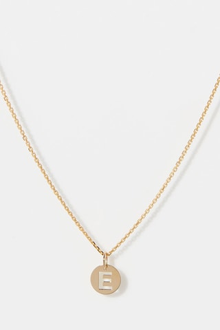 Colgante letra E - Oro amarillo