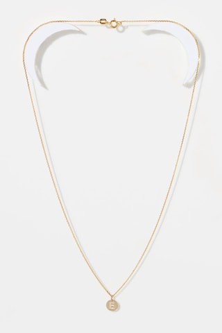 Colgante letra E - Oro amarillo