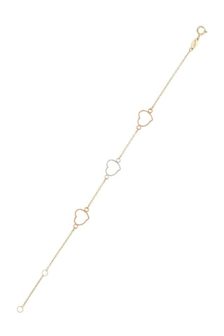 Pulsera Amour Amitié Affection - Oro amarillo, oro rosa y oro blanco