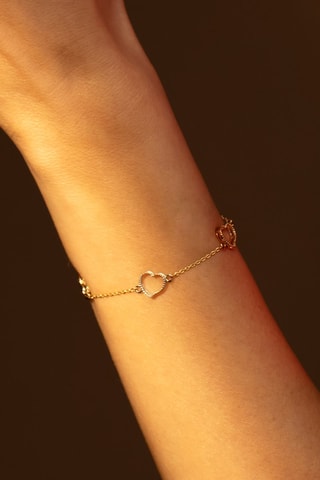 Pulsera Amour Amitié Affection - Oro amarillo, oro rosa y oro blanco