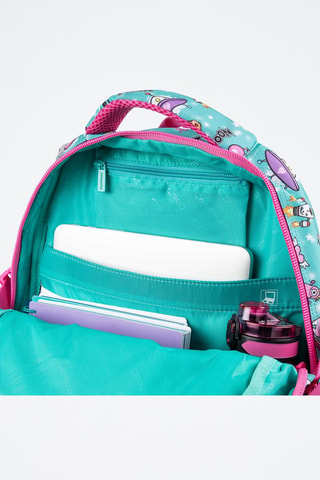 Sac à dos  -  Coolpack - Blanc, bleu, violet et rose
