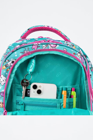 Sac à dos  -  Coolpack - Blanc, bleu, violet et rose