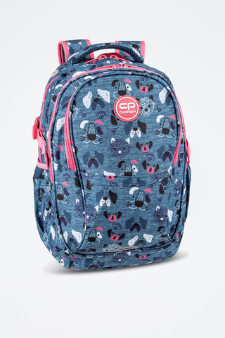 Sac à dos en jean  -  Coolpack - Rose et gris