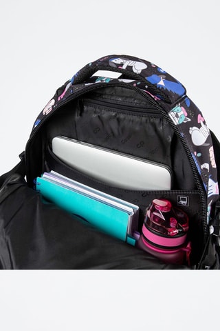 Mochila - Preto e rosa - Coolpack - Branco, preto, azul e rosa