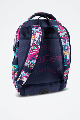 Sac à dos  -  Coolpack - Bleu, jaune et rose