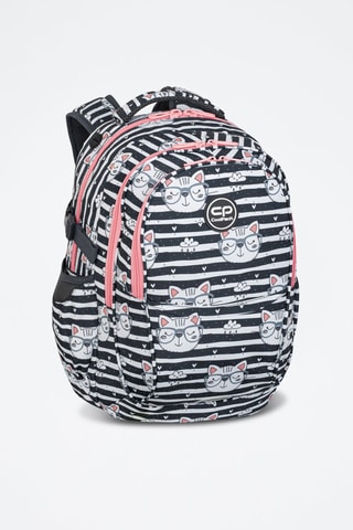Mochila - Preto e branco - Coolpack - Branco, preto, rosa e cinzento
