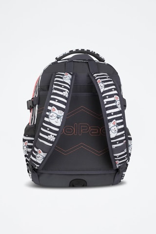 Mochila - Preto e branco - Coolpack - Branco, preto, rosa e cinzento