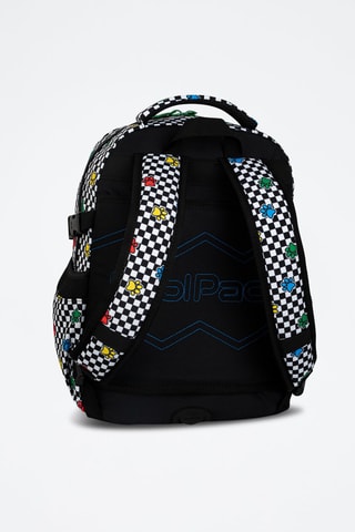 Mochila - Preto e branco - Coolpack - Branco, preto e vermelho