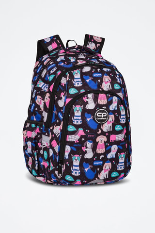 Sac à dos  -  Coolpack - Noir, bleu et rose