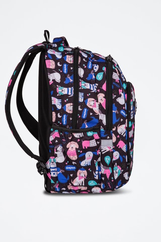 Sac à dos  -  Coolpack - Noir, bleu et rose