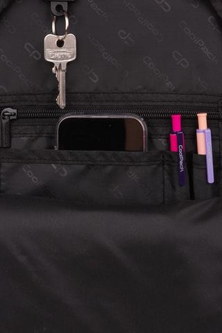 Sac à dos  -  Coolpack - Noir, bleu et rose