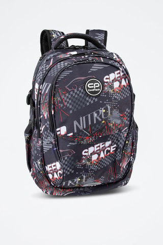 Mochila - Cinzento-escuro - Coolpack - Branco, vermelho e cinzento
