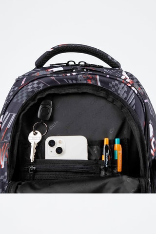 Mochila - Cinzento-escuro - Coolpack - Branco, vermelho e cinzento