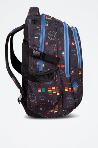 Mochila - Azul-marinho - Coolpack - Branco, vermelho e azul