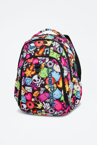 Sac à dos connecté  -  Coolpack - Noir et rose