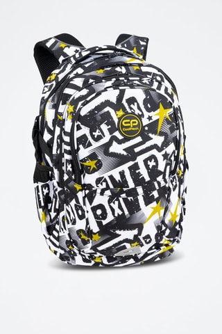 Mochila - Preto - Coolpack - Branco, preto e amarelo