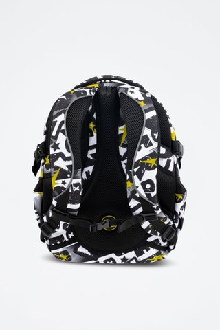 Mochila - Preto - Coolpack - Branco, preto e amarelo