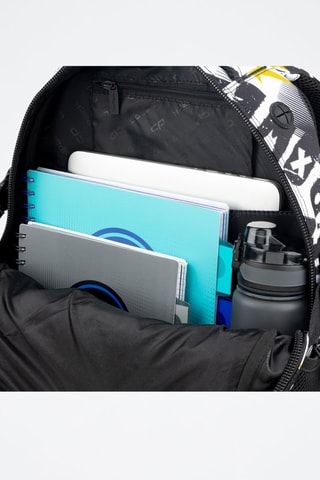 Mochila - Preto - Coolpack - Branco, preto e amarelo