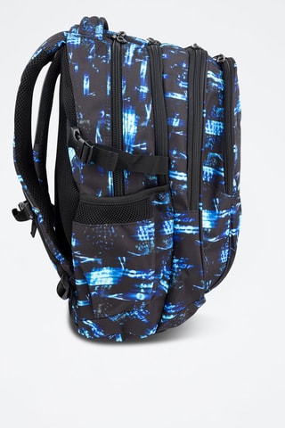 Mochila - Preto - Coolpack - Branco, preto e azul