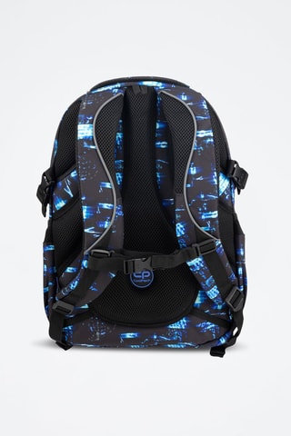 Mochila - Preto - Coolpack - Branco, preto e azul