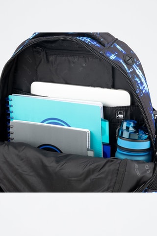Mochila - Preto - Coolpack - Branco, preto e azul
