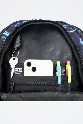 Mochila - Preto - Coolpack - Branco, preto e azul