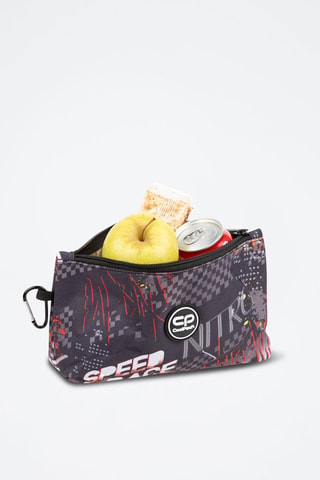 Sac à dos et trousse Speed Race  -  Coolpack - Noir, rouge et gris