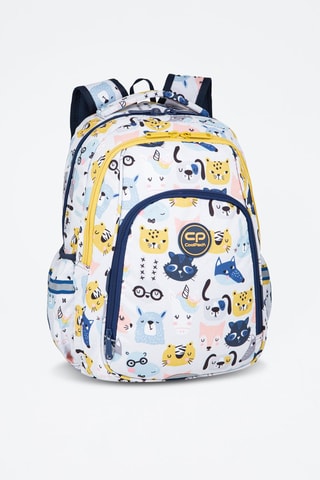Sac à dos  -  Coolpack - Blanc et jaune