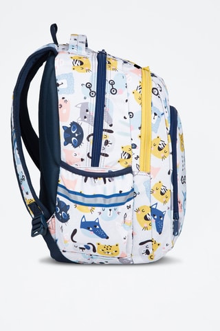 Sac à dos  -  Coolpack - Blanc et jaune