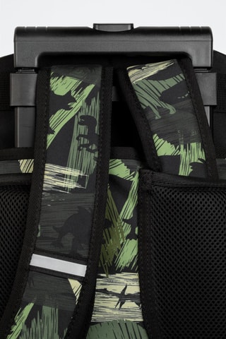 Sac à dos à roulettes  -  Coolpack - Noir, vert et gris