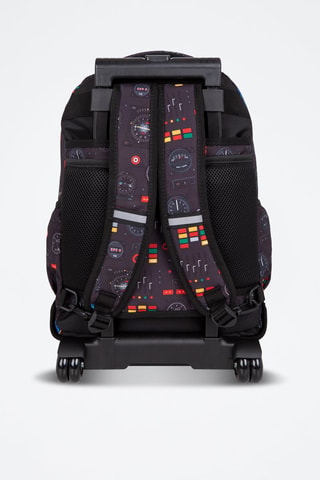 Sac à dos à roulettes  -  Coolpack - Rouge, bleu et jaune